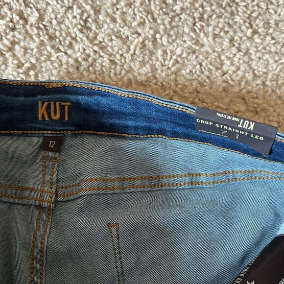 NWT Kut from the Kloth Crop Straight Leg Jeans - Picture 4 of 6